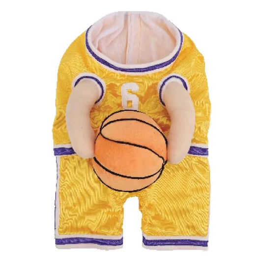 Adorable Dog Basketball Costume with Matching Ball - Perfect for Small Dogs and Fun Occasions!
