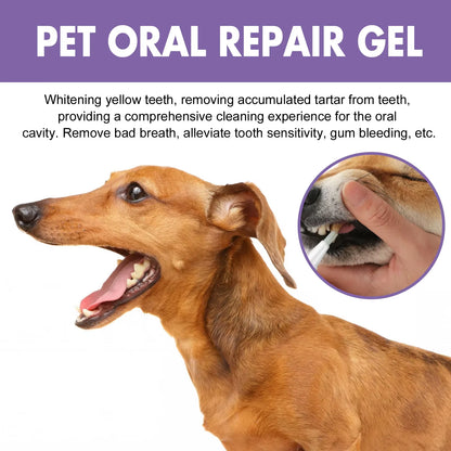 Revolutionary Pet Teeth Cleaning Pen - Natural Oral Repair Gel for Dogs and Cats - Effortless Dental Care Tool for Pet Owners