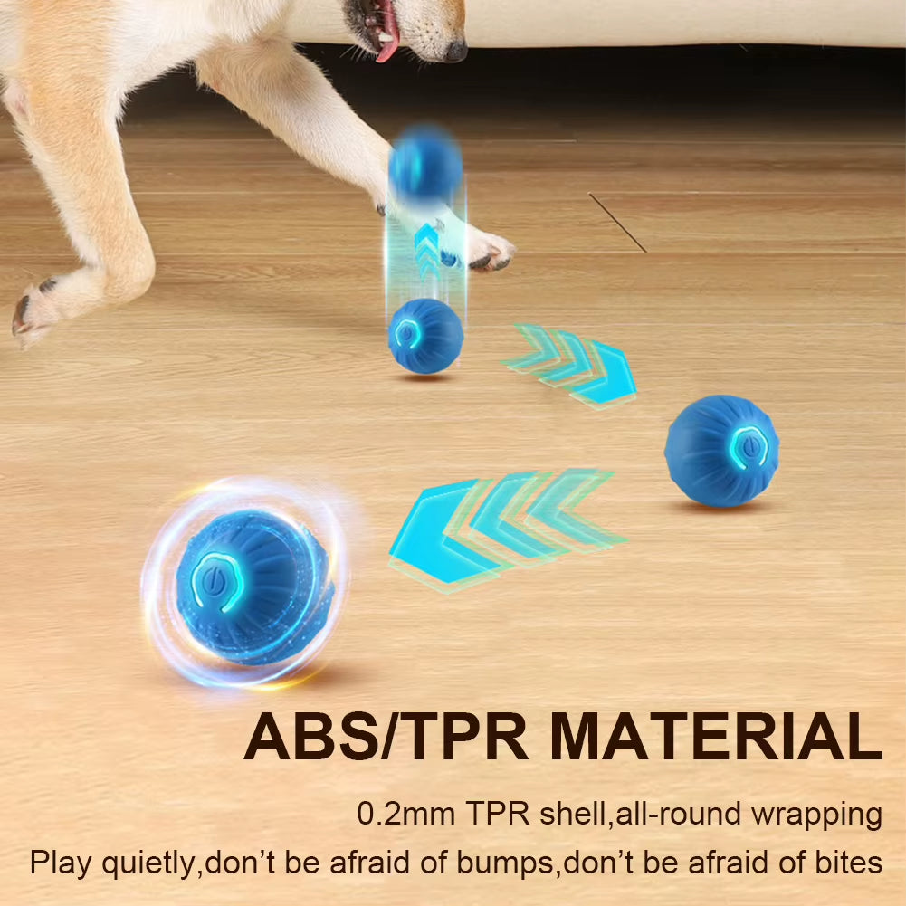 Interactive USB Rechargeable Automatic Rolling Cat Ball - The Ultimate Playtime Companion for Kittens and Dogs