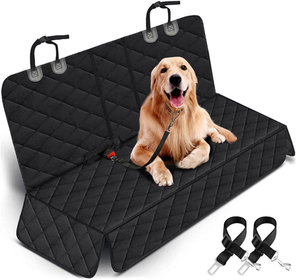 Ultimate Waterproof Dog Car Seat Cover - Universal Fit for All Vehicles with Adjustable Straps & Non-Slip Backing