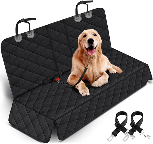 Ultimate Waterproof Dog Car Seat Cover - Universal Fit for All Vehicles with Adjustable Straps & Non-Slip Backing