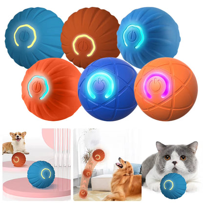 Interactive USB Rechargeable Automatic Rolling Cat Ball - The Ultimate Playtime Companion for Kittens and Dogs